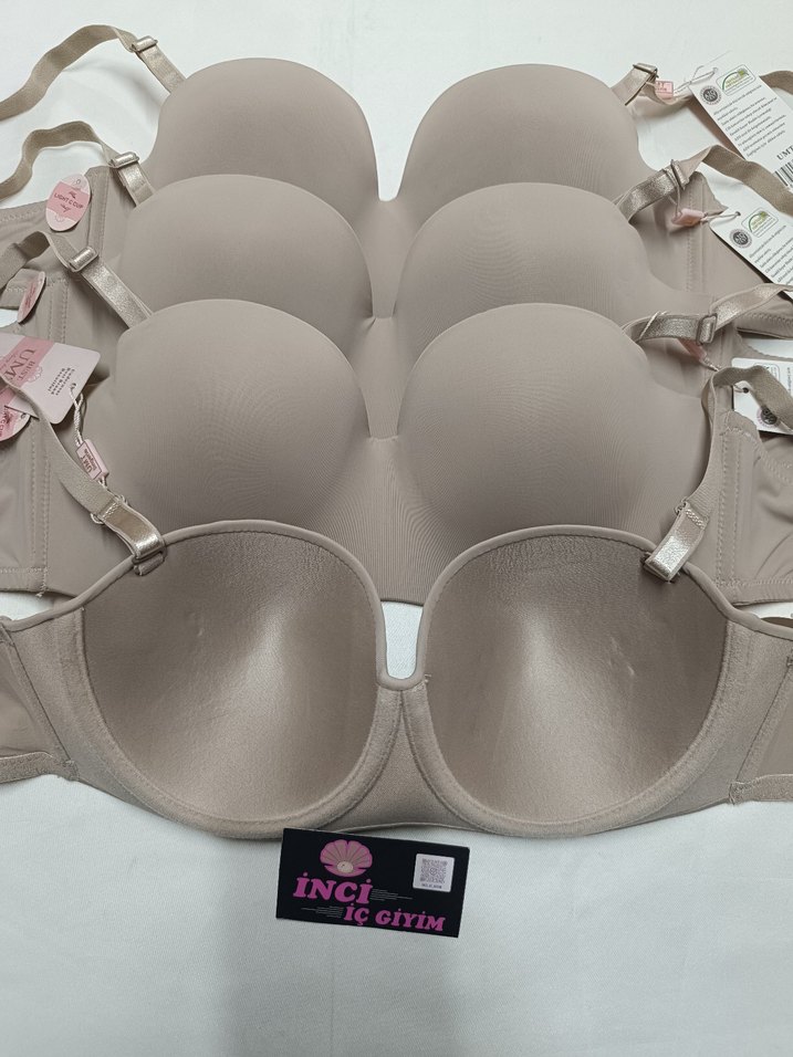 Desteksiz, Balenli C Cup Sütyen  - Görsel 4