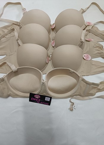 lDestekli, Balenli Straplez Sütyen - Görsel 4