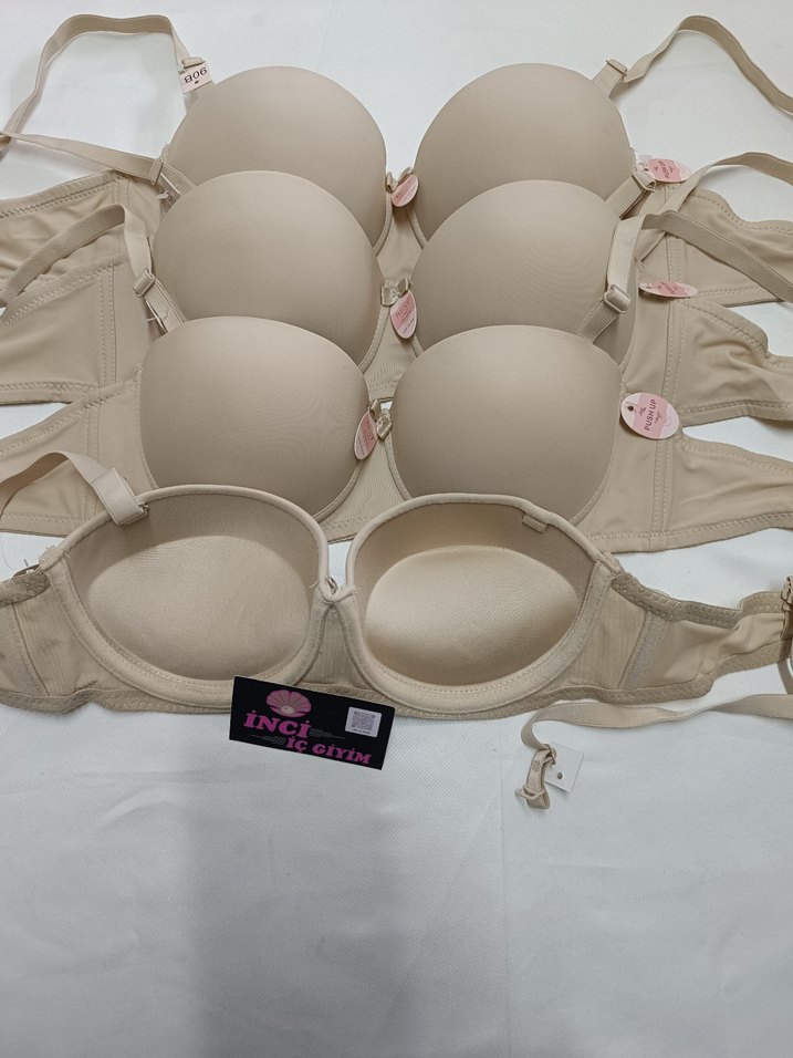 lDestekli, Balenli Straplez Sütyen  - Görsel 4