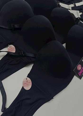 Desteksiz, Balenli C Cup Sütyen  - Görsel 3