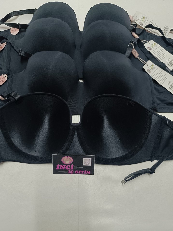 Desteksiz, Balenli C Cup Sütyen  - Görsel 4