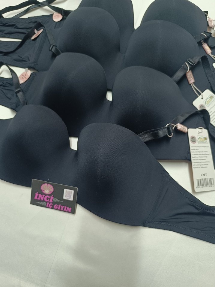 Desteksiz, Balenli C Cup Sütyen  - Görsel 2