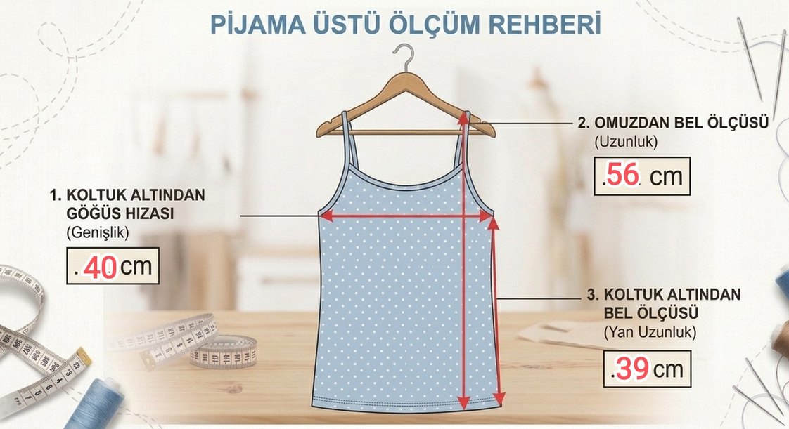 Çiçek Desenli Pijama Takımı — görsel 5/7