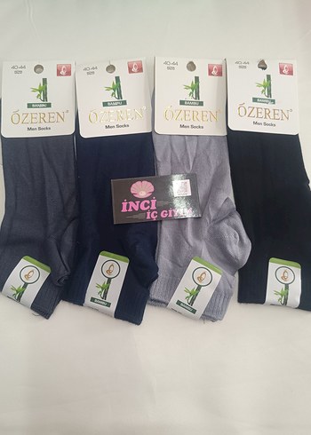 4 ADET ERKEK BAMBU ÇORAP (40-44 Numara)