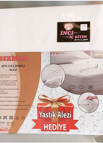 Sıvı Geçirmez Tek Kişilik Alez (Yastık Alezi Hediyeli)