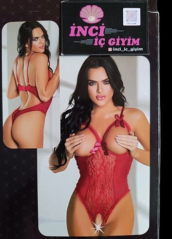 Diğer Kırmızı Fantazi Bodysuit