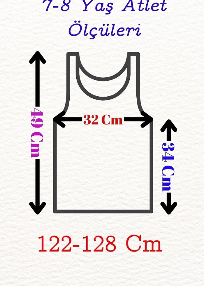 7-8 Yaş Kız Çocuk Atlet-Boxer Takımı - Görsel 3