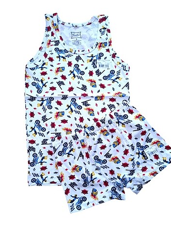 Tutku 3-4 Yaş Erkek Çocuk Atlet-Boxer Takımı - Görsel 7