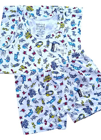 Tutku 3-4 Yaş Erkek Çocuk Atlet-Boxer Takımı - Görsel 10