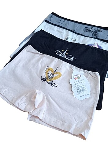 4 ADET Kız Çocuk Boxer - Görsel 2