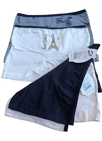 4 ADET Kız Çocuk Boxer - Görsel 3