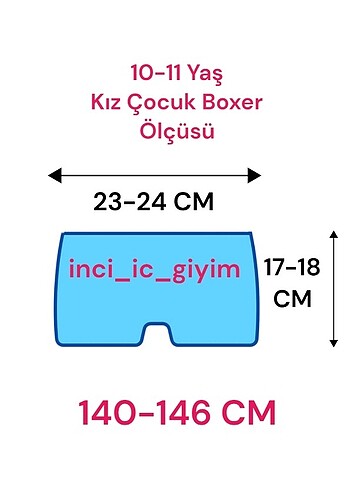 4 ADET Kız Çocuk Boxer - Görsel 6