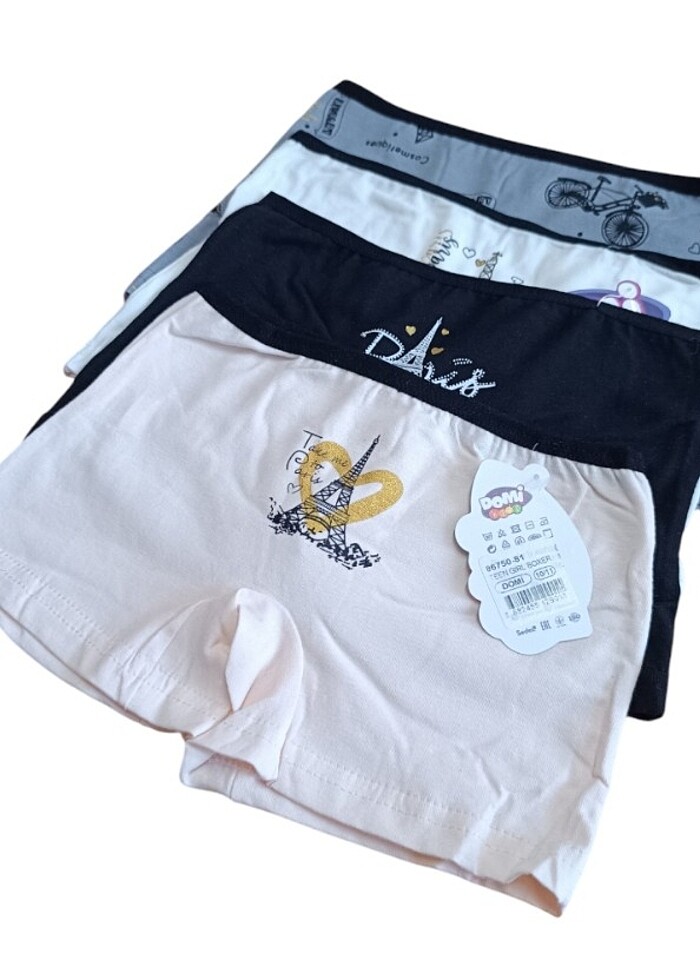 4 ADET Kız Çocuk Boxer - Görsel 2