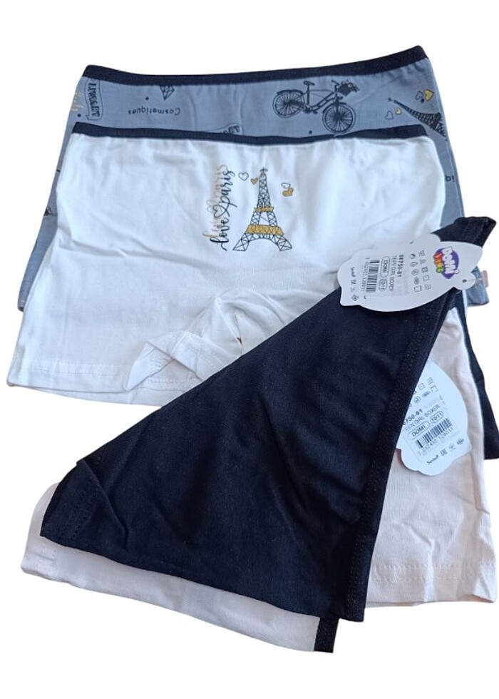 4 ADET Kız Çocuk Boxer - Görsel 3