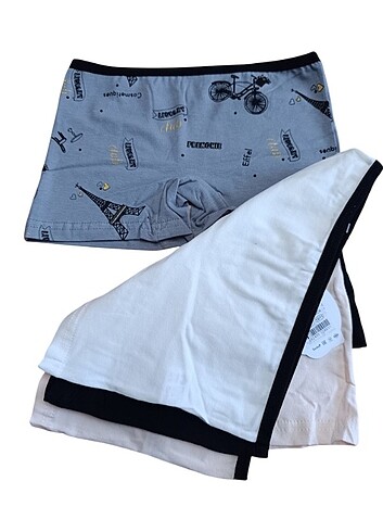 4 ADET Kız Çocuk Boxer - Görsel 4