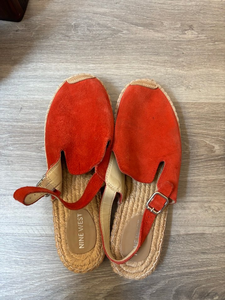 Kırmızı Süet  Kadın Sandalet - Görsel 4