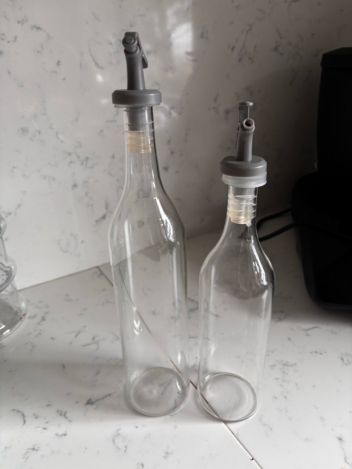 Gri Kapaklı Şeffaf Yağlık ve Sirkelik Seti - Görsel 2