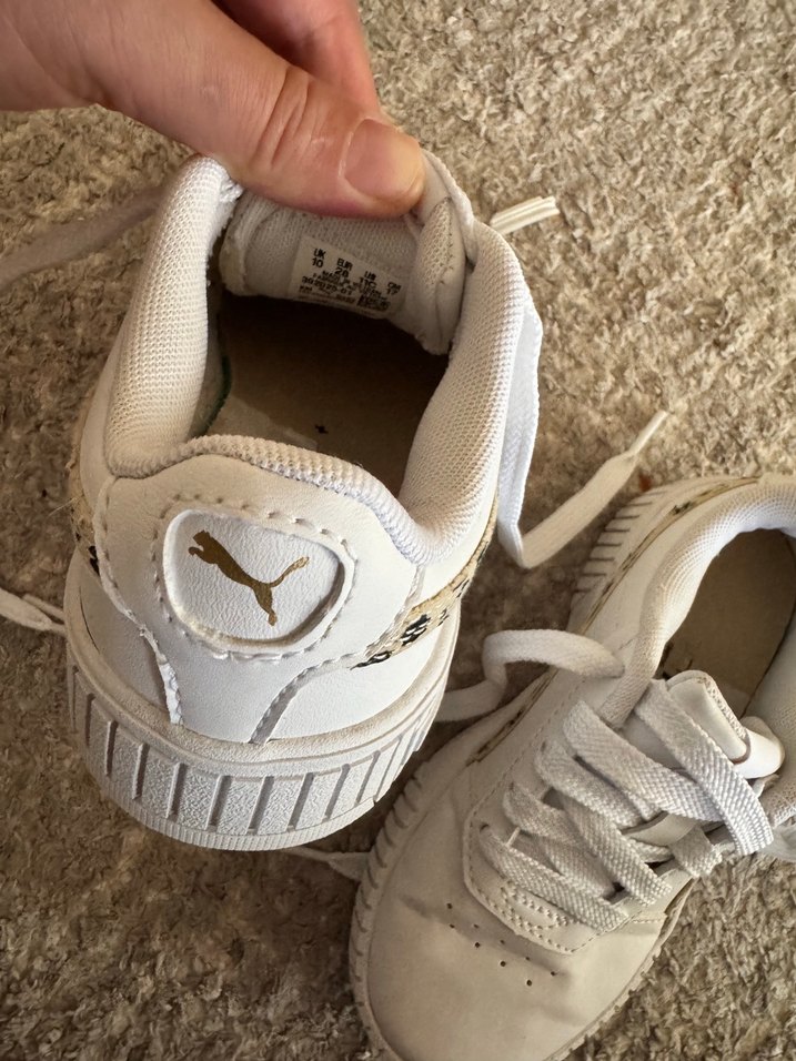 Puma Gri Beyaz Kız çocuk Spor Ayakkabı - Görsel 3