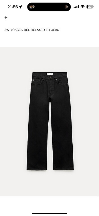 zara siyah jean