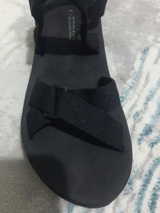 36 Beden siyah Renk Siyah sandalet