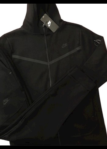 siyah nike tech eşofman takımı - Görsel 2