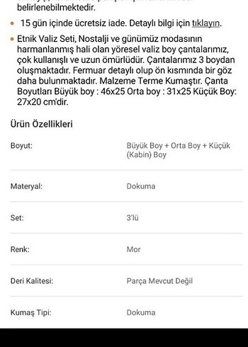 3lü Bavul Düzenleyici Seti - Görsel 5