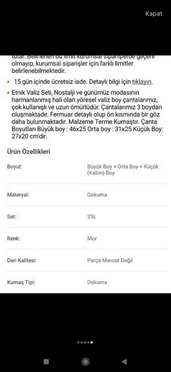 3lü Bavul Düzenleyici Seti - Görsel 5