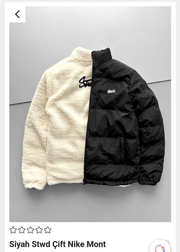 Siyah Fermuarlı Erkek Mont - Görsel 2