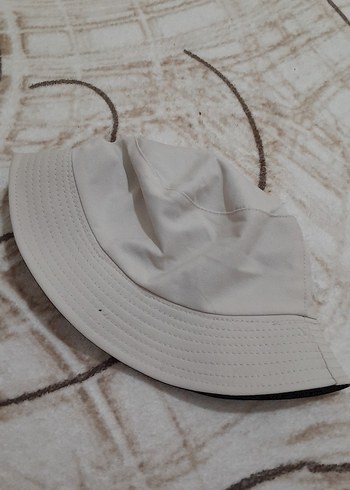 Beyaz Minimalist kadın Şapka - Görsel 6