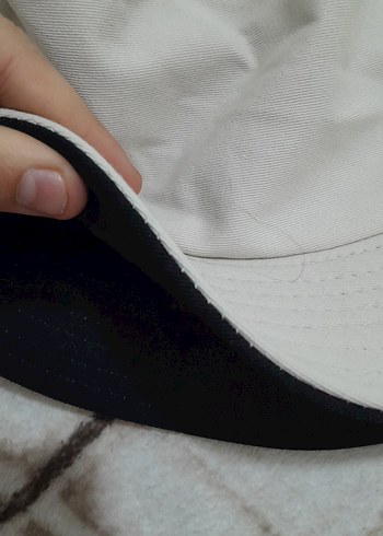 Beyaz Minimalist kadın Şapka - Görsel 7