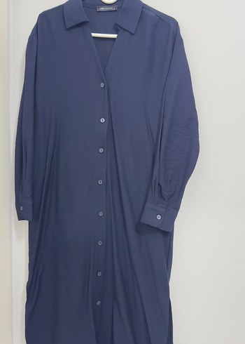 LC Waikiki LCW Casual Kadın Mavi Keten Gömlek