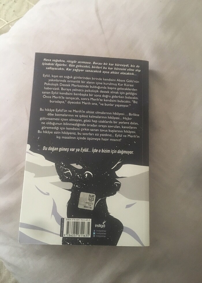 wattpad kar küresi beyaz alkoç kitap - Görsel 3