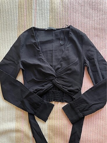 xs Beden Zara crop bluz
