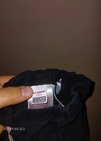 Kız Çocuk Siyah Elastik Tayt - Görsel 2