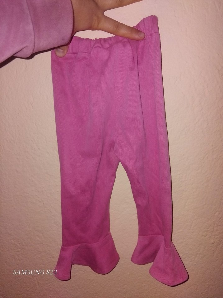 Kız Çocuk Siyah Elastik Tayt - Görsel 5