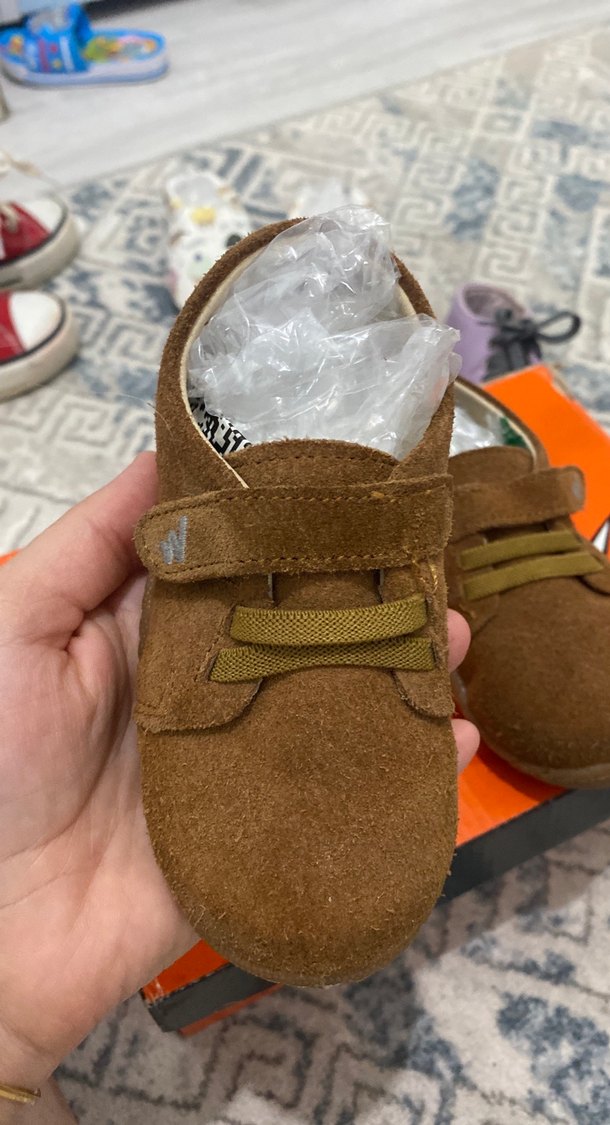 Erkek Bebek Süet İlk Adım Ayakkabısı - Görsel 3