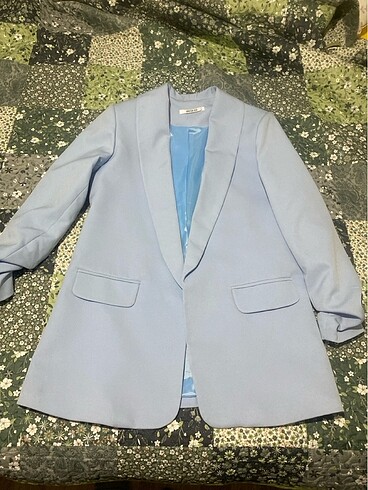 Mavi blazer ceket