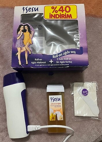 Beden Renk Sesu ağda seti temiz sorunsuz