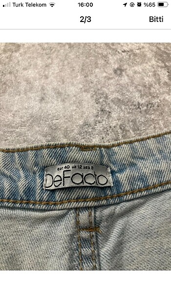 Defacto Defacto Denim Şort