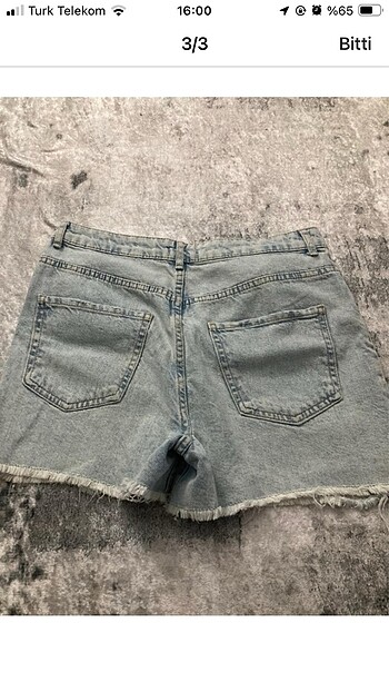 40 Beden Defacto Denim Şort