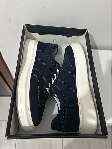 Avva Lacivert 0 süet deri ayakkabı - Görsel 6