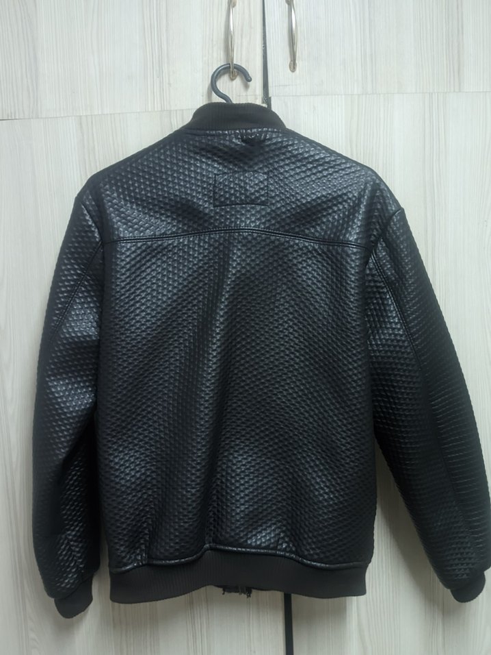 Erkek suni deri mont - Görsel 3