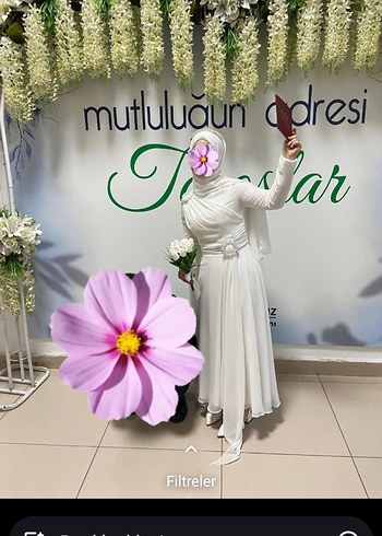 Beyaz nikah elbisesi - Görsel 2