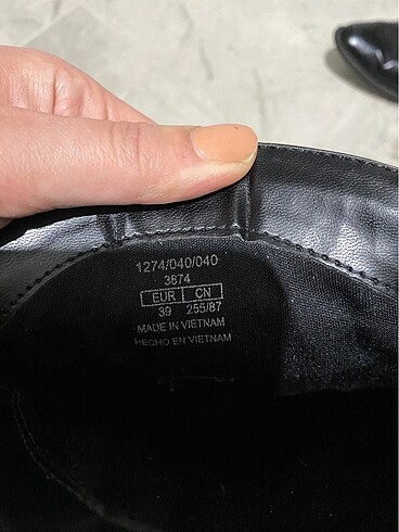 39 Beden siyah Renk Pull and bear siyah kovboy çizme