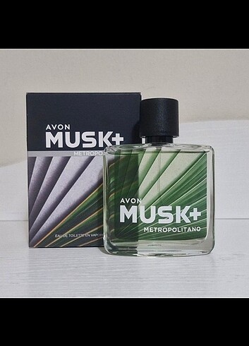 Avon Musk metropolitano erkek parfüm 75ml