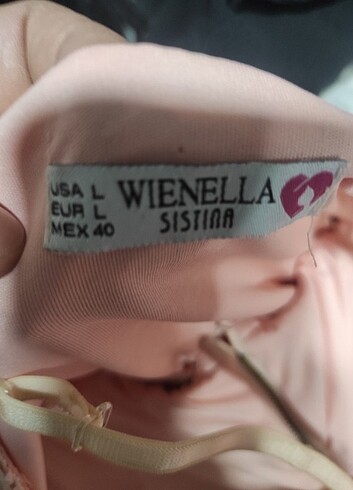 Pudra rengi kısa abiye  - Görsel 5