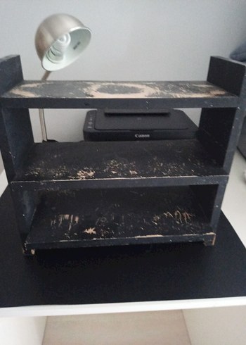 Ikea Siyah Çocuk Rafı
