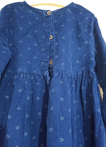 5 Yaş Beden lacivert Renk LCW kız çocuk kadife elbise