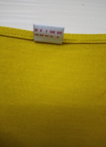 38 Beden sarı Renk Hardal kadın bluz