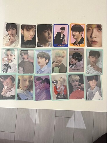 txt huening kai soobin photocardlari